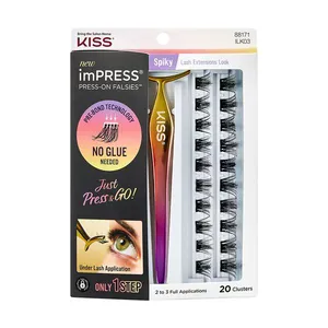 Cílios Postiços ImPRESS Press-on Falsies Spiky - Kiss New York Falsies Spiky Preto