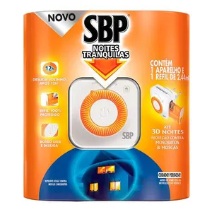 Inseticida Elétrico SBP 30 Noites Tranquilas Aparelho + Refil