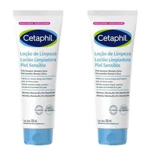 Kit com 2 Unidades de Cetaphil Loção De Limpeza 100ml
