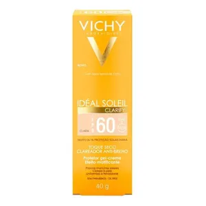 Protetor Solar Facial Vichy Idéal Soleil Clarify FPS60 Cor Clara 40g