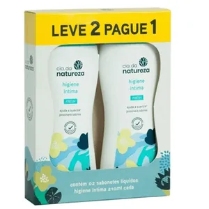 Kit Sabonete Líquido Íntimo Cia Da Natureza Fresh 210ml