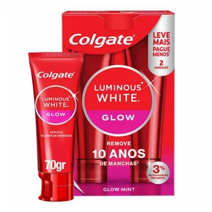 Pasta de Dente Colgate Luminous White Glow Mint 2 Unidades de 70g