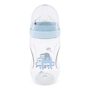 Mamadeira Lolly Kinddy Nature 4m+ Azul 330ml