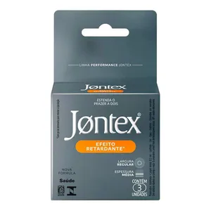 Preservativo Camisinha Jontex Efeito Retardante 3 Unidades