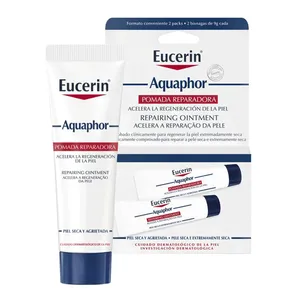 Kit Pomada Reparadora Eucerin Aquaphor Hidratação Intensiva 2 Unidades de 10ml