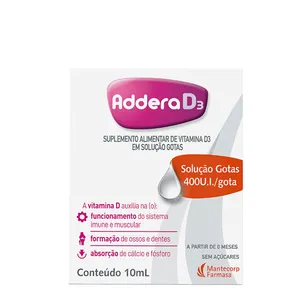 Vitamina D Addera D3 400UI Gotas 10ml