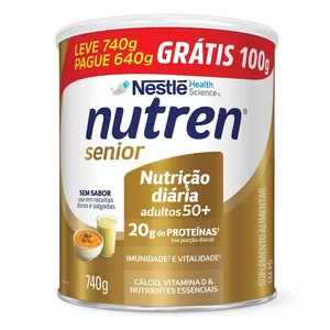 Complemento Alimentar Nutren Senior Sem Sabor 740g