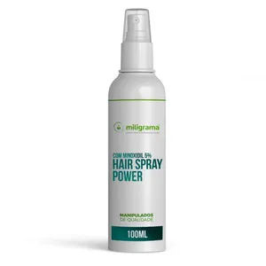 Hair Spray Power 100ml Minoxidil + Auxina Tricógena + Octopirox + Queratina Spray Power 100ml