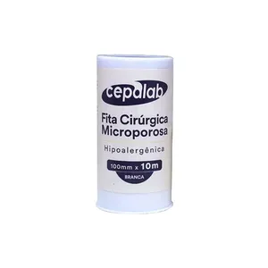 Fita Cirúrgica Microporosa Cepalab Branca 100mm X 10m