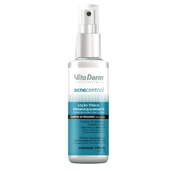 Loção Tônica Vita Derm Dermoequilibrante Acne Control