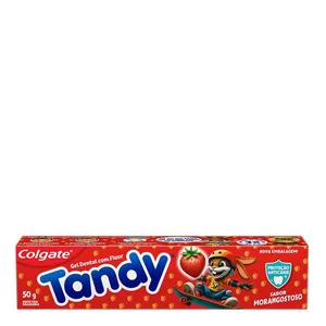 Pasta de Dente Infantil Colgate Tandy Morangostoso 50g