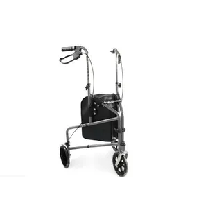 Andador Triciclo Dobrável 3 Rodas D11 Suporta até 100kg - Dellamed