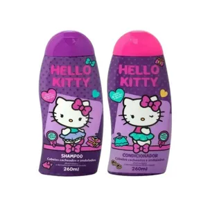 Kit Cia da Natureza Hello Kitty Shamp e Cond Cabelo Cacheado