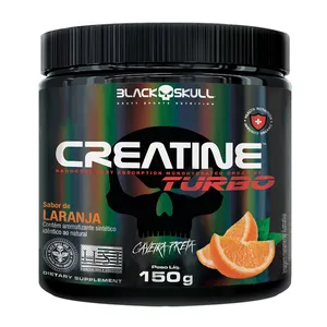 Creatina Black Skull Creatine Turbo Sabor Laranja 150g em Pó