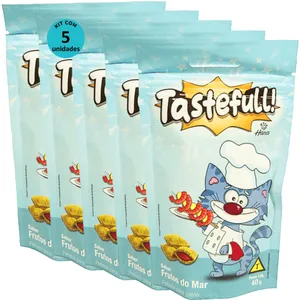 Hana Tastefull Nuggets Para Gatos Frutos do Mar 40g Kit 5 un