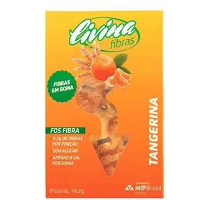 Fibras Livina Tangerina 60 Gomas