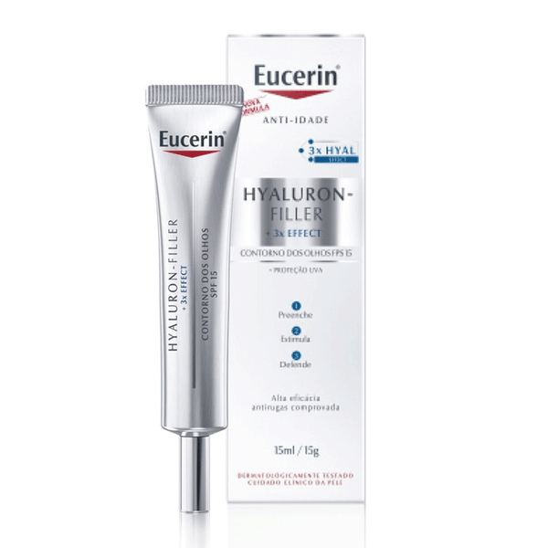 Creme Área dos Olhos Eucerin Hy-fi 3x Effect FPS 15 Anti-idade 15ml