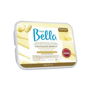 Cera Depilatória Depil Bella Cremosa Chocolate Branco 800 g