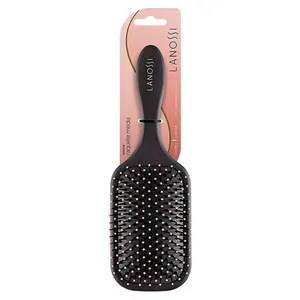 Escova De Cabelo Soft Raquete Quadrada Lanossi Simples