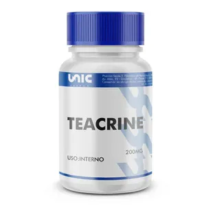 Teacrine 200mg com selo de autenticidade 120 Cápsulas 30 Cápsulas 30 Cápsulas