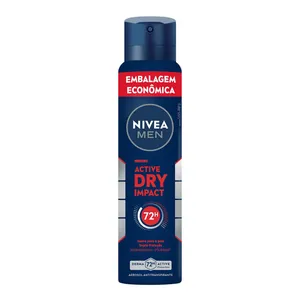 Desodorante Antitranspirante Aerossol Nívea Men Active Dry Impact 200ml