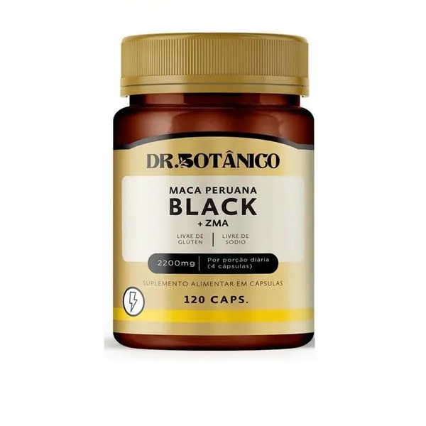 MACA PERUANA BLACK (MACA+ZINCO) 2200MG 120CAPS DR. BOTANICO