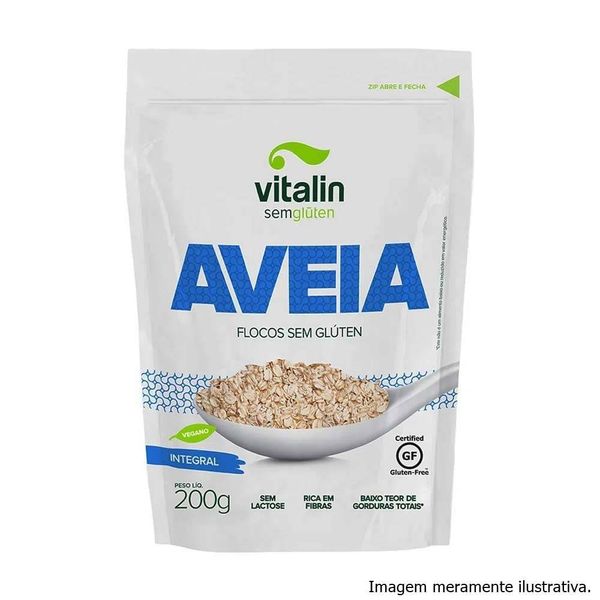 Aveia Flocos Integral 200g - Vitalin