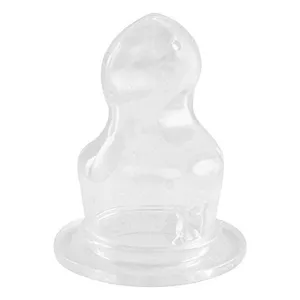 Kit 2 Bicos de Silicone Mamadeira Clássica 0 à 6 Meses Lillo
