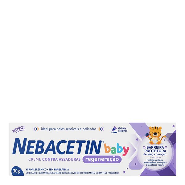Creme Antiassaduras Nebacetin Baby Regeneração 30g