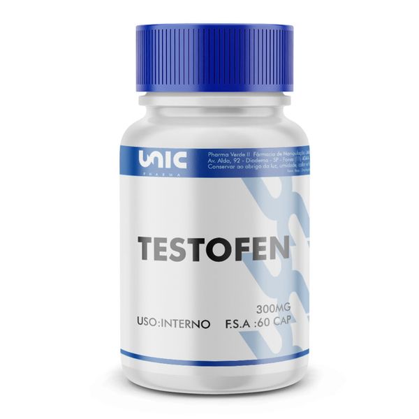 Testofen 300mg com selo de autenticidade 120 Doses 60 Doses 60 Doses