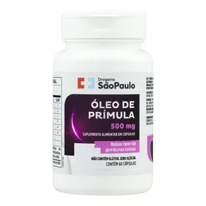 Óleo De Prímula 500mg Drogaria São Paulo 60 Cápsulas