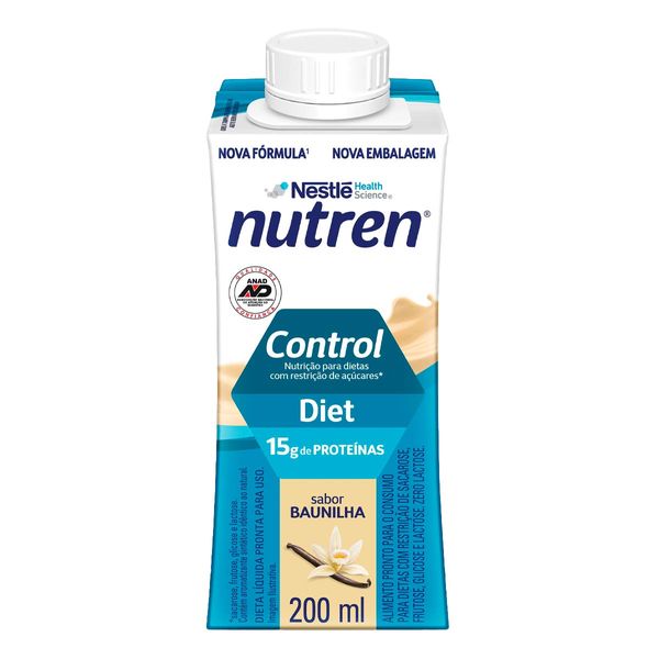 Complemento Alimentar Líquido Nutren Control Baunilha Diet 200ml