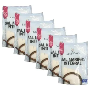 Kit 6X: Sal Marinho Integral Leve Croc 250g