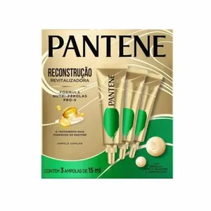 Ampola Tratamento Restauração Com 3 Pantene Simples 3x15ml