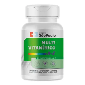 Multivitamínico AZ Drogaria São Paulo 30 Cápsulas Gelatinosas