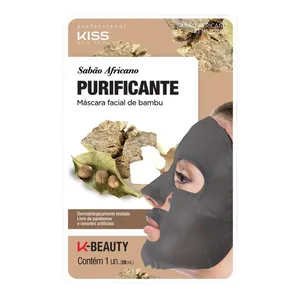 Máscara Facial Purificante Kiss New York Bambu Sabão Africano 20ml