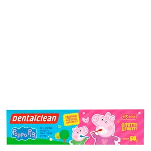 Pasta de Dente Gel Infantil Dentalclean Peppa Pig Tutti Frutti 50g