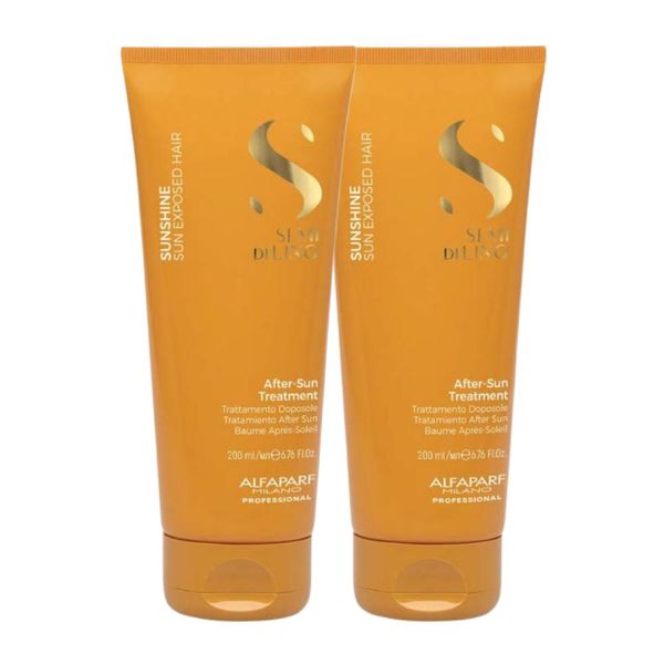 Kit Alfaparf Semi Di Lino Sunshine 2 Máscaras 200 ml
