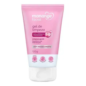 Gel de Limpeza Facial Monange Anti-Ressecamento 120g Gel de Limpeza Facial Monange Gentil Antirressecamento 120g