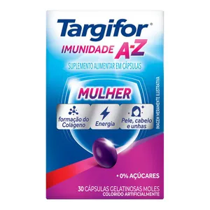 Suplemento Alimentar Targifor Imunidade A-Z Mulher 30 Cápsulas