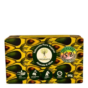 Sabonete Orgânica Soft Care Puro Vegetal Abacate e Oliva 90g