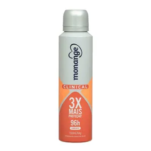 Desodorante Antitranspirante Aerossol Monange Clínical Conforto Feminino 150ml