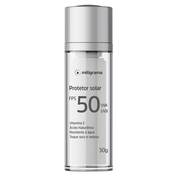 Protetor Solar incolor FPS 50 Protetor Solar FPS 50 sem cor 30 gramas