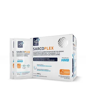 Suplemento Alimentar Sarcoplex Biolab Sabor Tangerina 21g 30 Sachês