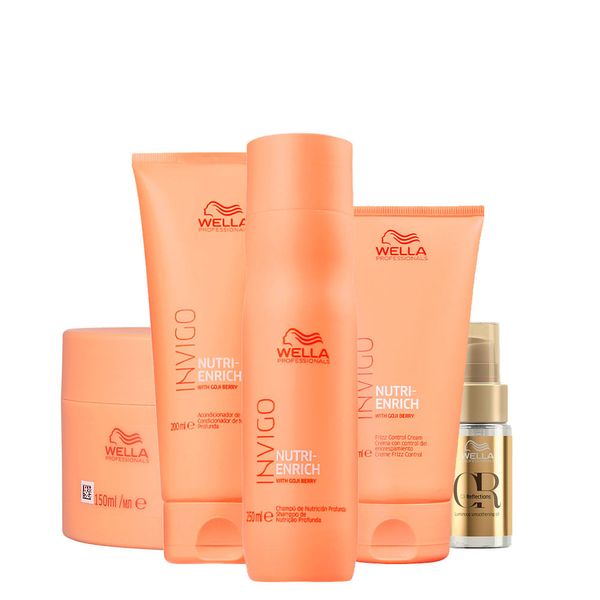 Kit Wella Professionals Invigo Nutri Enrich Home Care - 5 Produtos