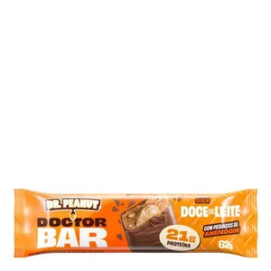 Barra de Proteína Dr. Peanut Doctor Bar Doce De Leite com Pedações de Amendoim 62g