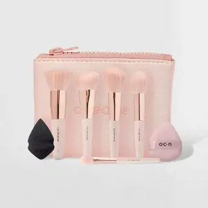 Kit Mini Drop + Mini Powder Puff + Mini Pincéis + Mini Daily Makeup (8 Produtos)