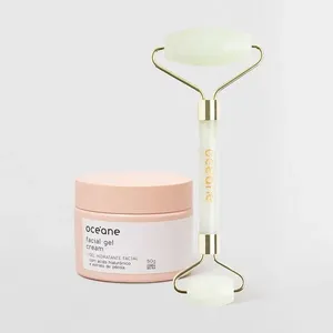 Kit Massageador Facial de Jade + Hidratante Facial (2 Produtos) Océane Kit Massageador Facial de Jade + Hidratante Facial (2 Produtos)