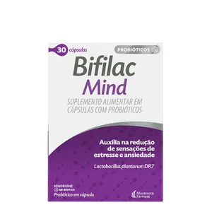 Suplemento Alimentar com Probióticos Bifilac Mind 30 Cápsulas