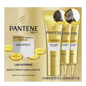 Kit Ampola De Tratamento Pantele Liss Effect Kit Ampola De Tratamento Pantene Liss Effect